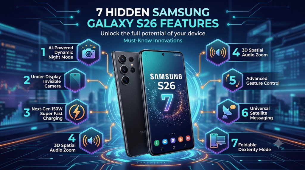 7 Hidden Samsung Galaxy S26 Features