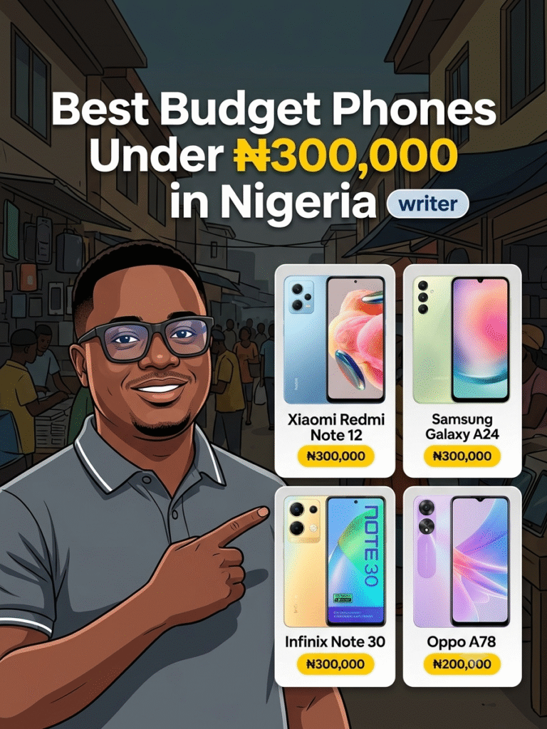 Best Budget Phones Under ₦300,000 in Nigeria