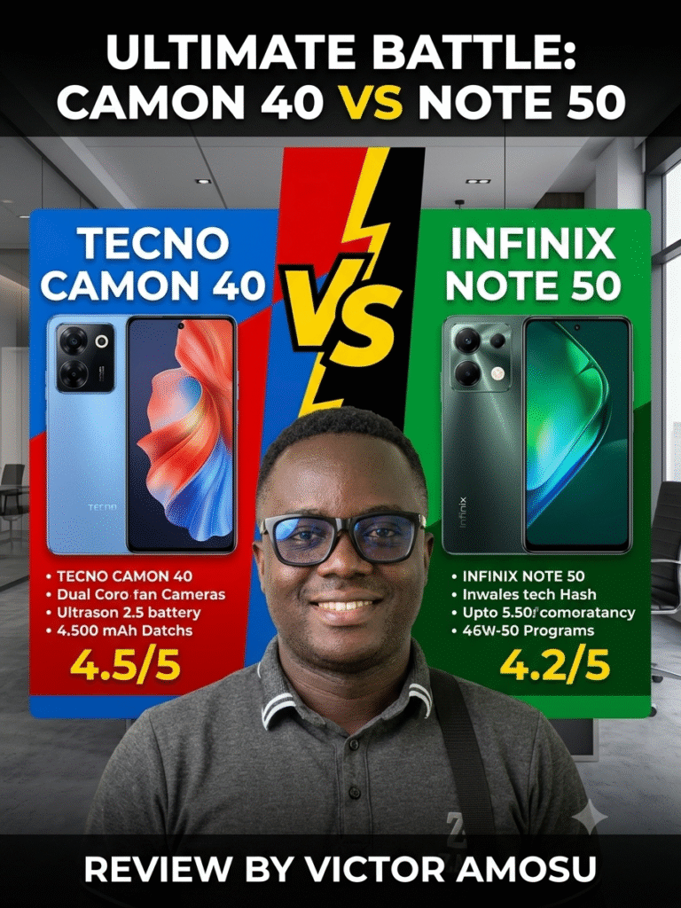 Tecno Camon 40 vs Infinix Note 50