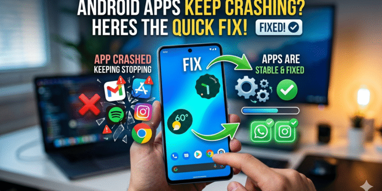 android apps keep crashing fix