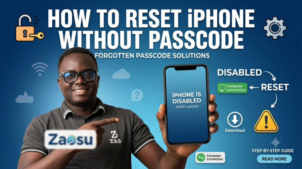 how to reset iPhone without passcode