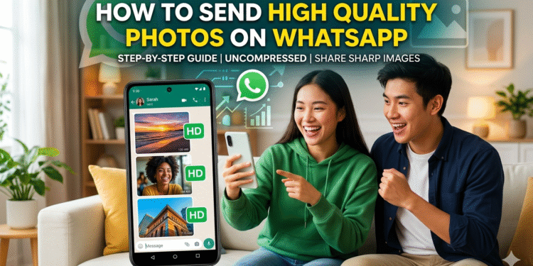 how to send high quality photos on WhatsApp