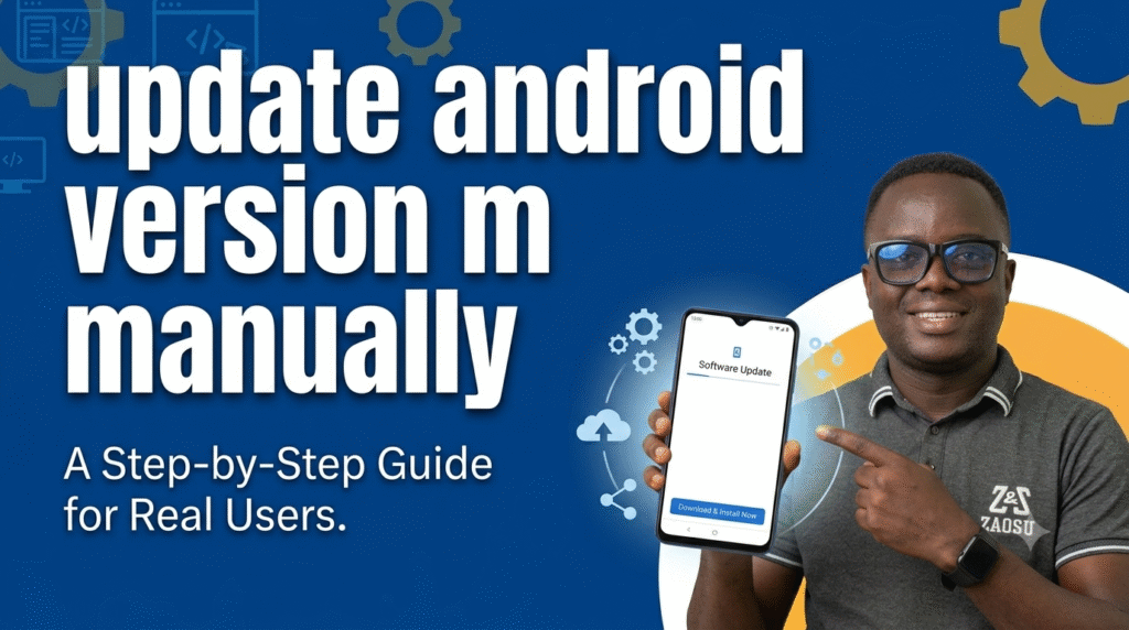 how to update android version manually