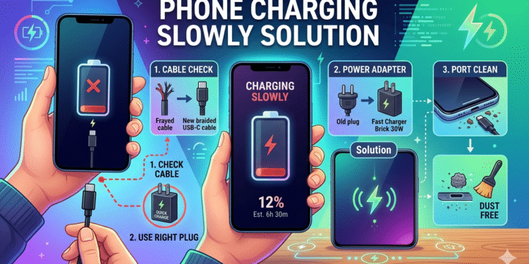 phone charging slowly solution