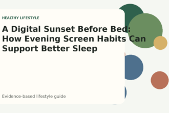 A Digital Sunset Before Bed: How Evening Screen Habits Can Support Better Sleep