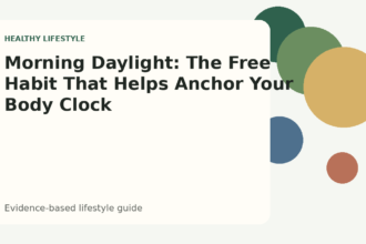 Morning Daylight: The Free Habit That Helps Anchor Your Body Clock