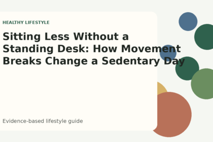 Sitting Less Without a Standing Desk: How Movement Breaks Change a Sedentary Day