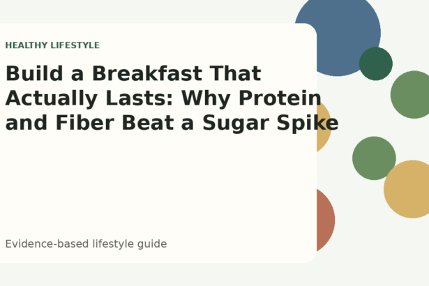 Build a Breakfast That Actually Lasts: Why Protein and Fiber Beat a Sugar Spike