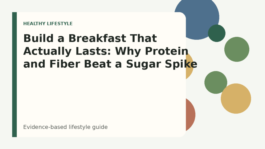 Build a Breakfast That Actually Lasts: Why Protein and Fiber Beat a Sugar Spike